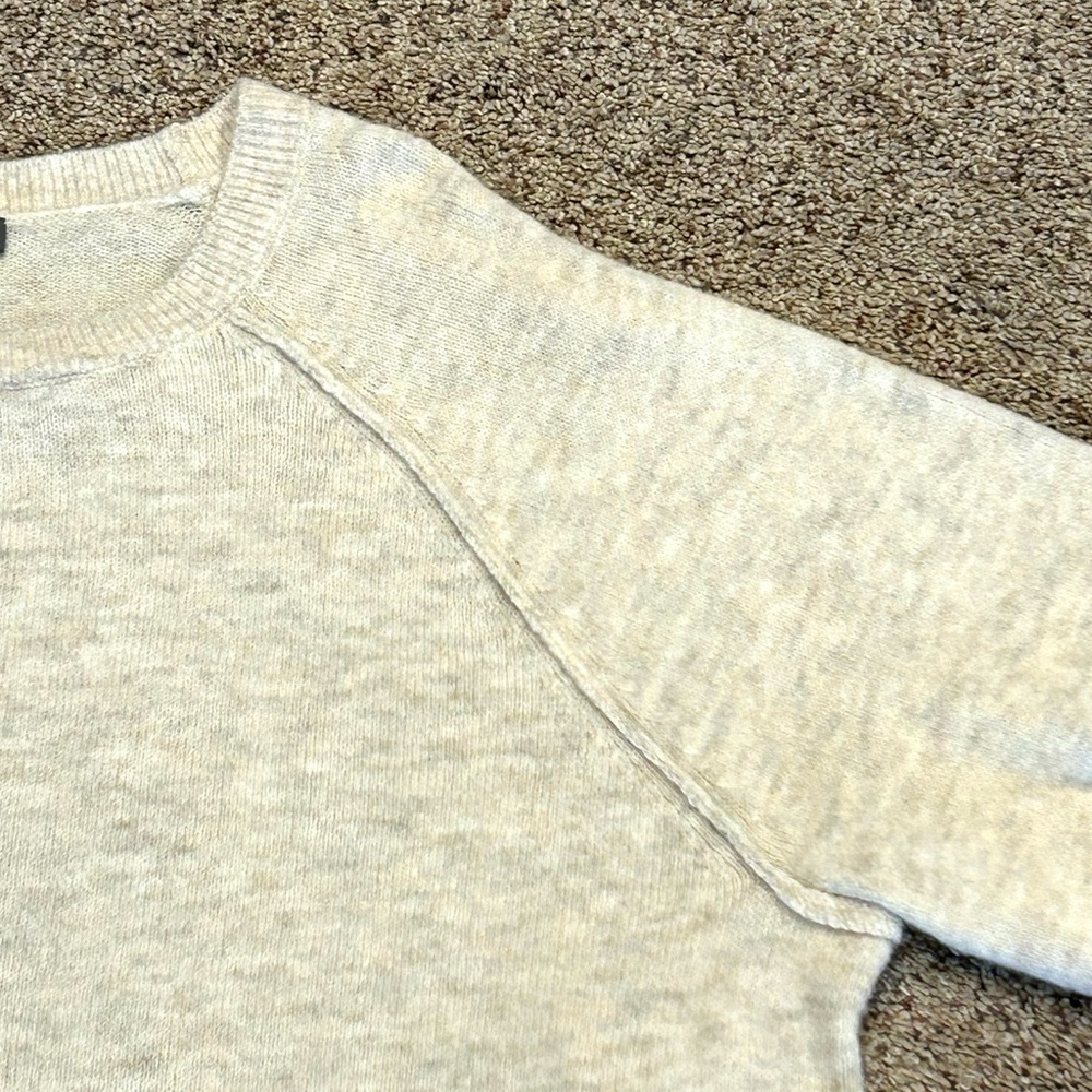 Vince Camuto Crew Knit Sweater w/ Raglan Sleeves. Women’s L in Malted - NWT - Picture 10 of 16
